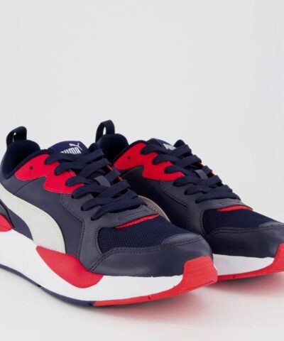 TENIS Puma X Ray Game Bdp - azul com vermelho