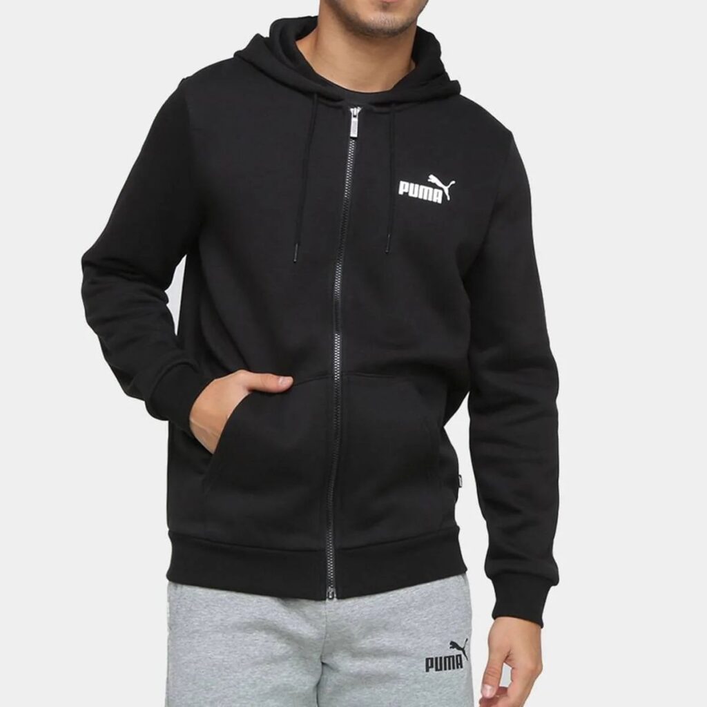 MOLETOM PUMA  POWER FULL-ZIP