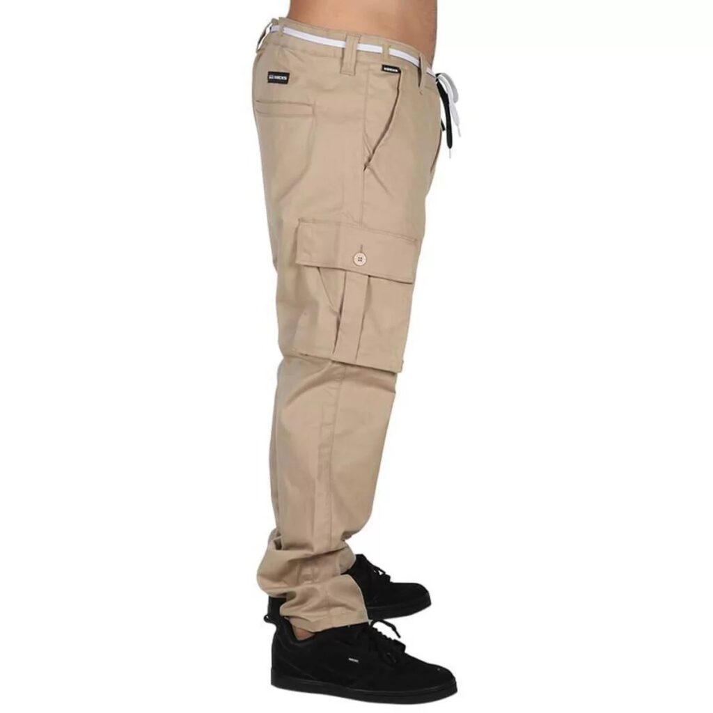 CALÇA SARJA HOCKS CENTRAL CARGO - CAQUI - Image 4