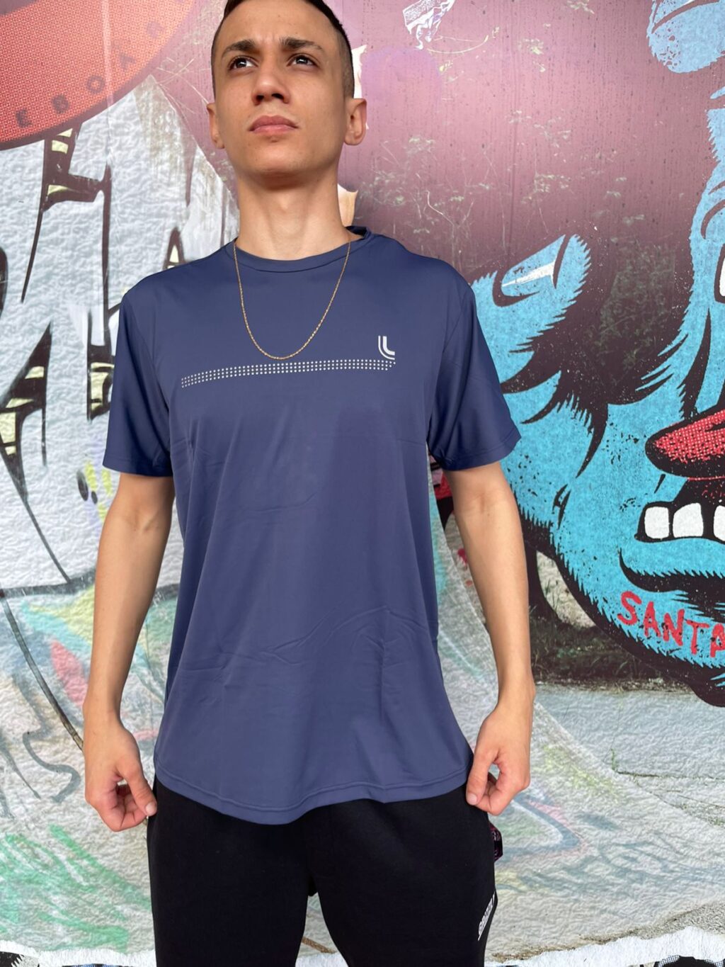Camiseta Lupo Basica AZUL MARINHO