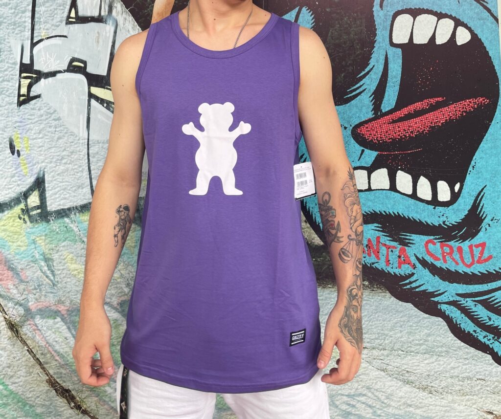 REGATA  GRIZZLY OG BEAR TANK - ROXO