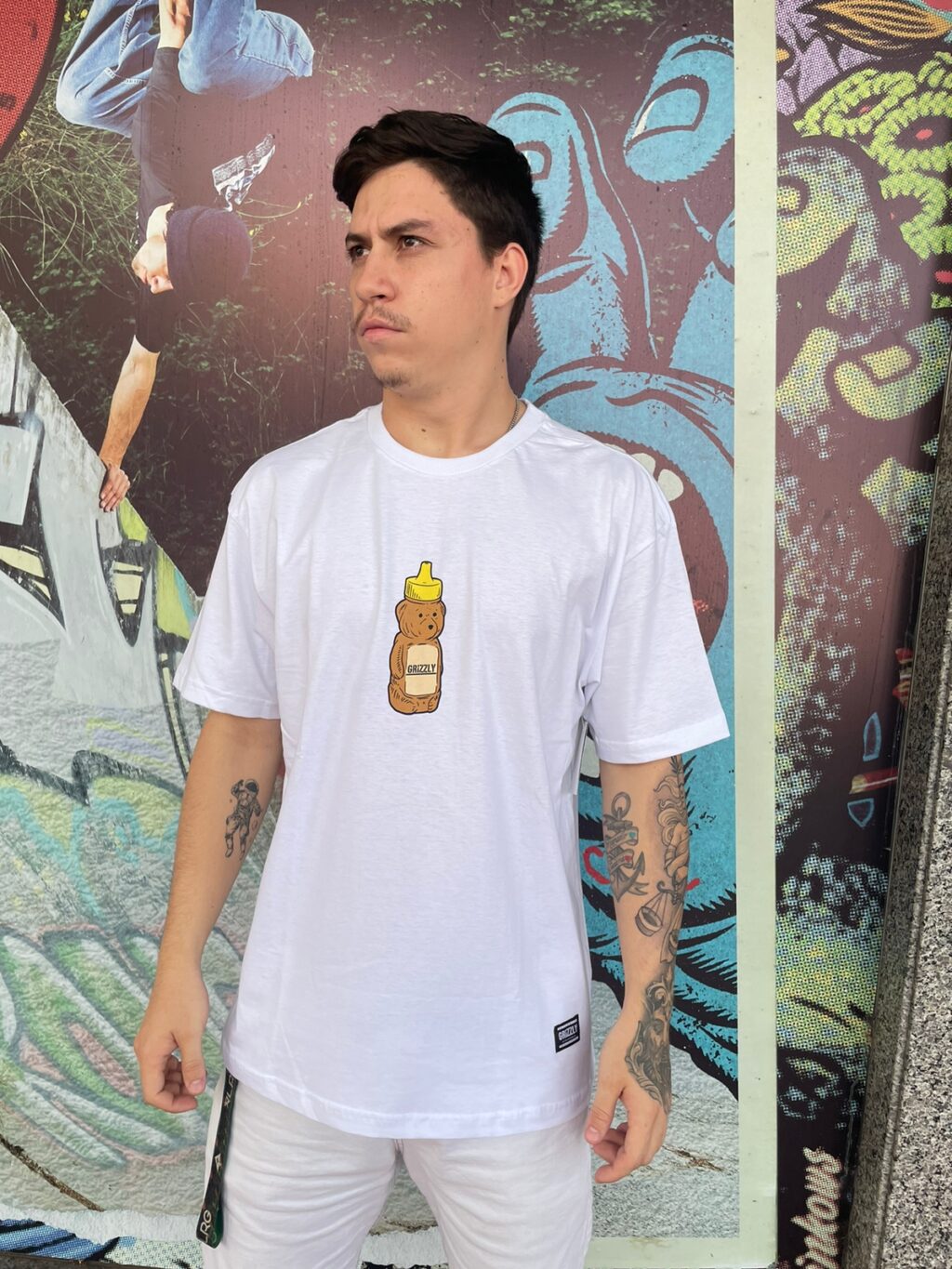 CAMISETA  GRIZZLY MAPLE SYRUP TEE - BRANCO