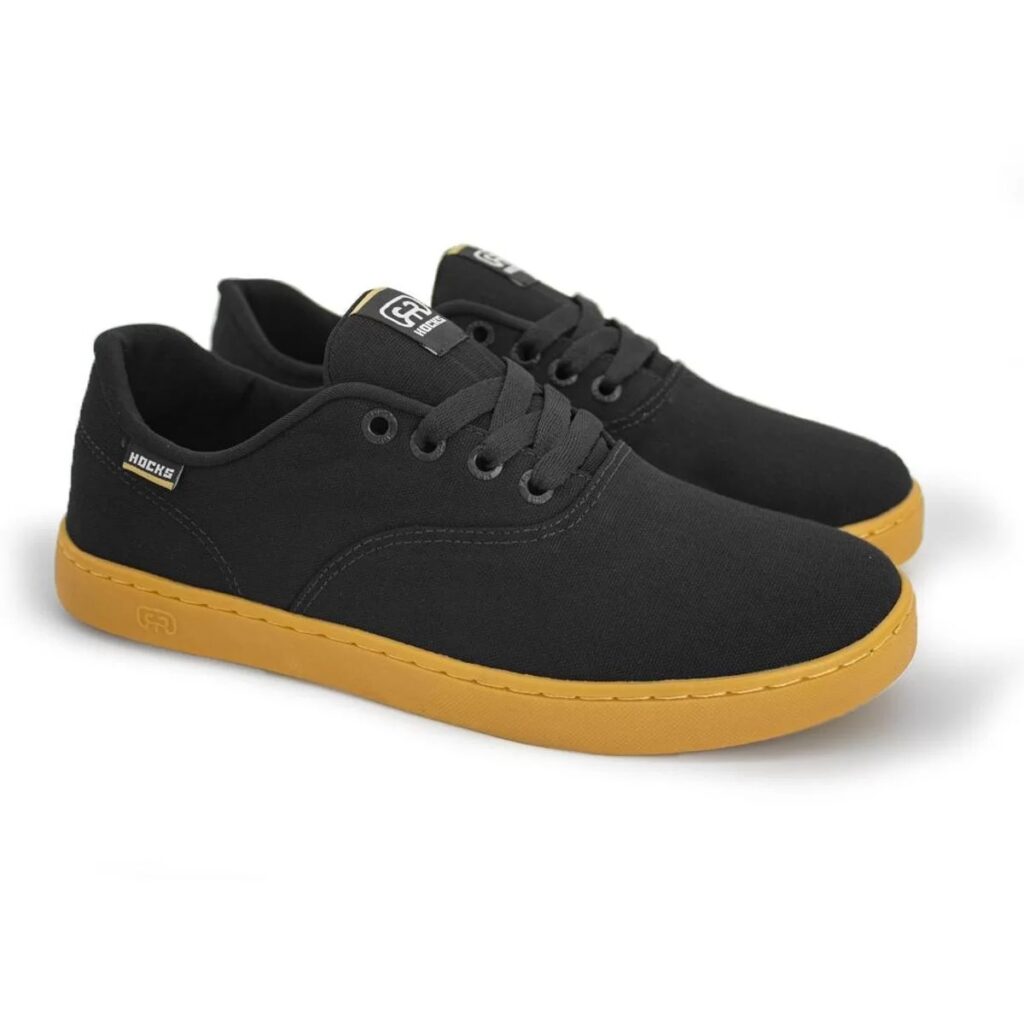 TENIS HOCKS SONORA SKATE CANVAS - BLACK/NATURAL