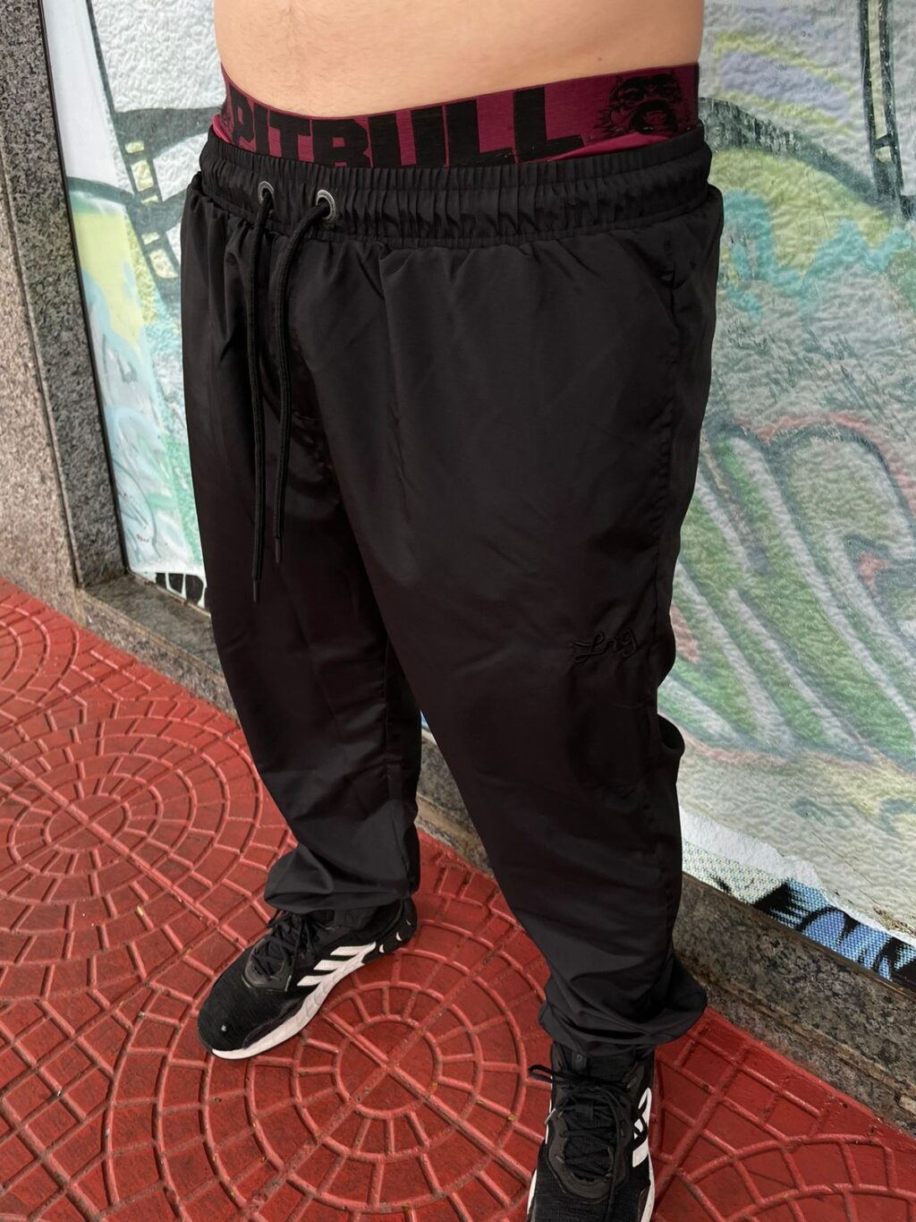 CALÇA TACTEL LRG  LIFTED - PRETO