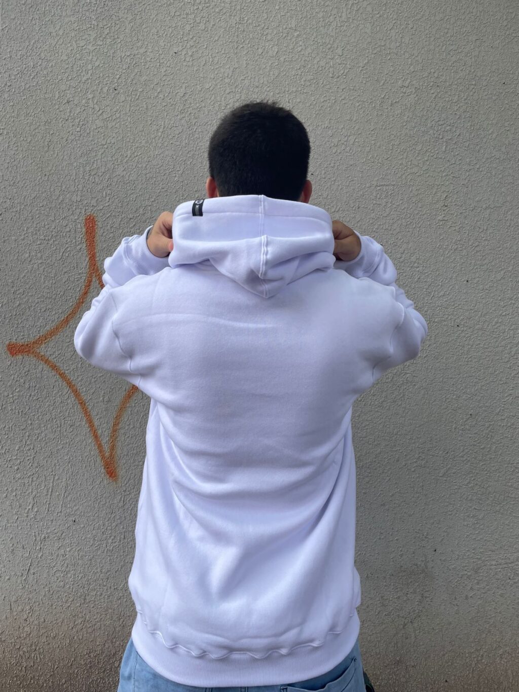 BLUSA MOLETOM CHILD FECHADO TYPE - BRANCO - Image 2