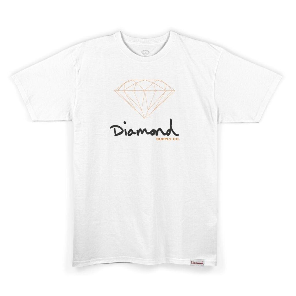 CAMISETA DIAMOND OG SING TEE - BRANCO