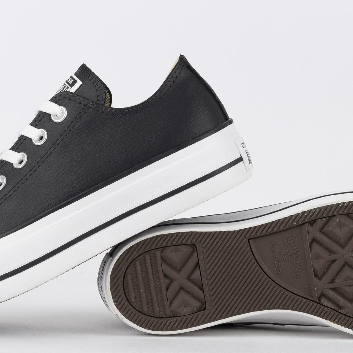 All Star tradicional couro preto chuck taylor sintético – Loja Sport Town