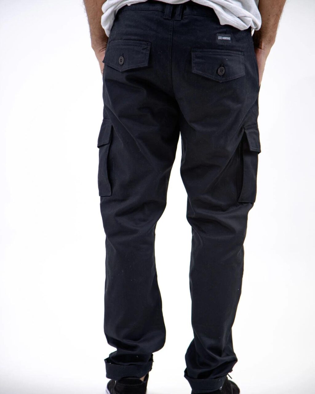 CALÇA SARJA HOCKS CENTRAL CARGO - PRETO - Image 2