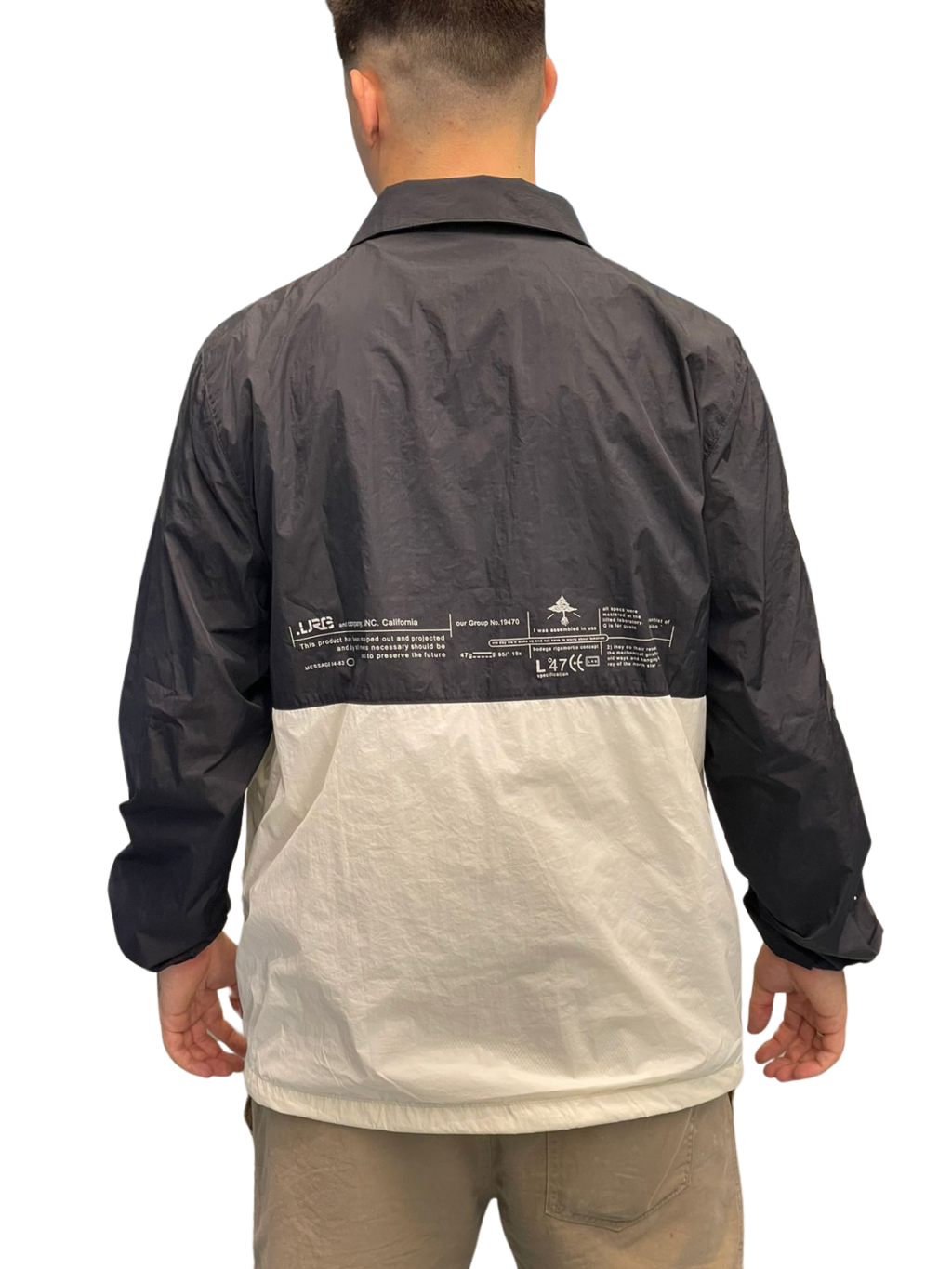 JAQUETA LRG CLASSIC LIFTER COACHES - PRETO + OFF WHITE - Image 3