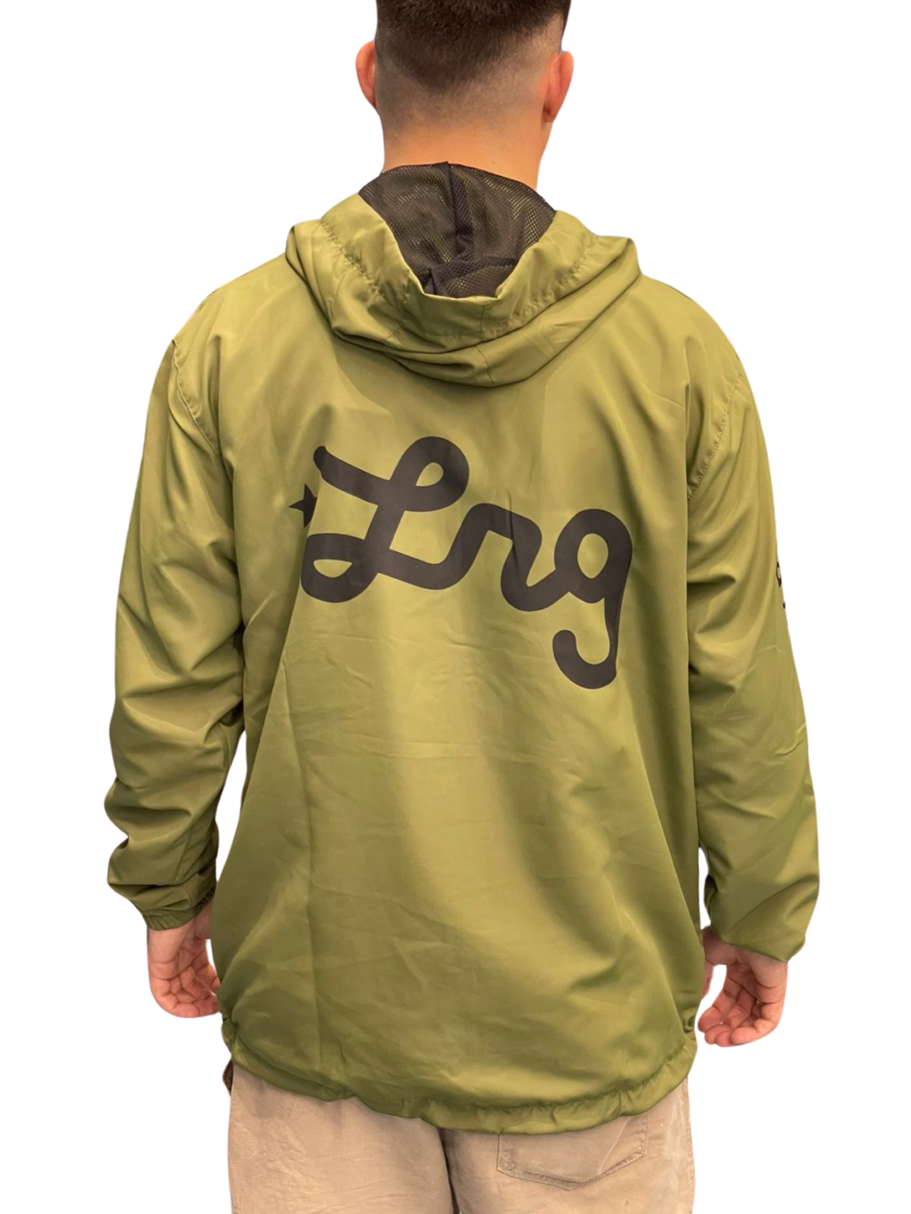 CORTA VENTO LRG CLASSIC LIFTED SCRIPT WINDBREAKER - VERDE - Image 3