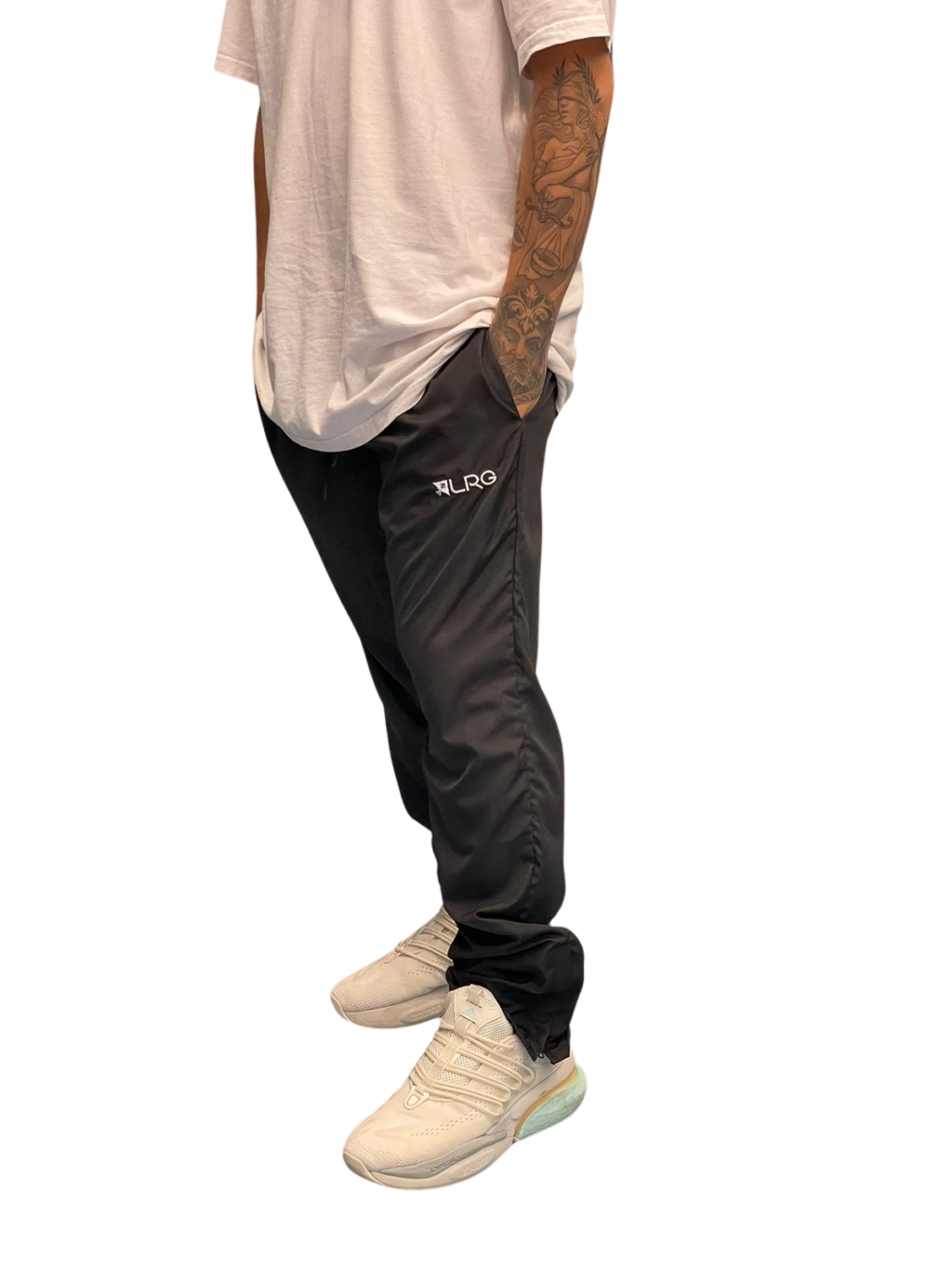 CALÇA LRG TACTEL ESPECIAL RESEARCH TRACK PANT - PRETO