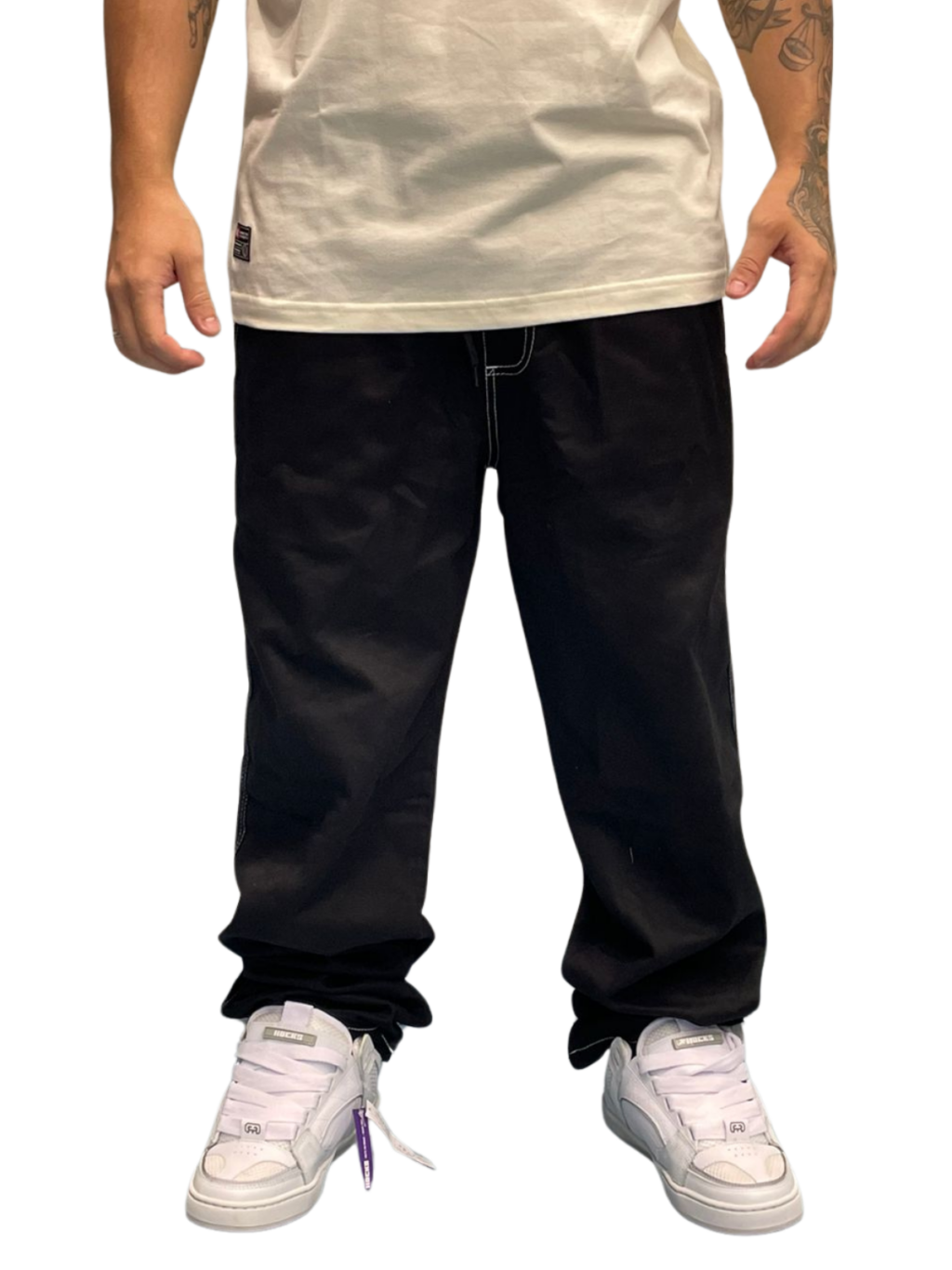 CALÇA BANKS RETA - BLACK LINE