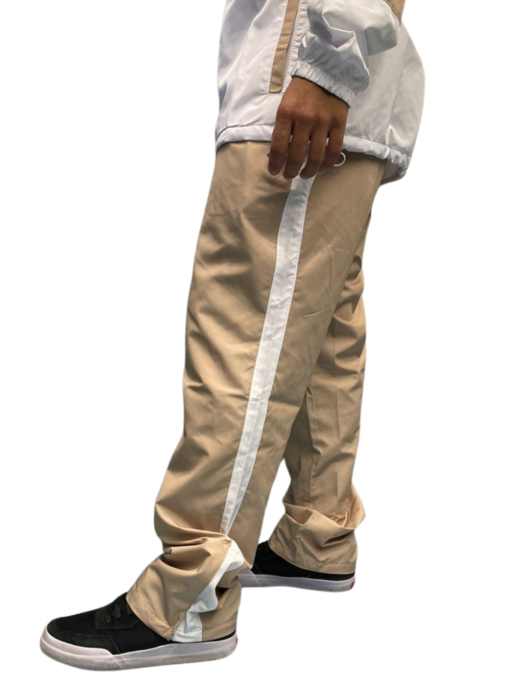 CALÇA BANKS TACTEL - CAQUI  + BRANCO - Image 2