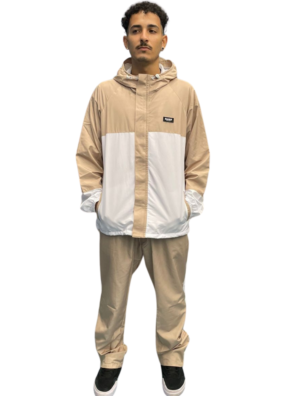 CALÇA BANKS TACTEL - CAQUI  + BRANCO - Image 4