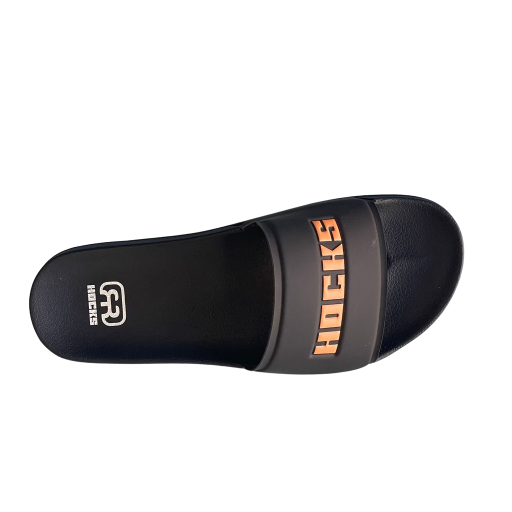 CHINELO HOCKS SLIDE -BLACK/ORANGE - Image 2