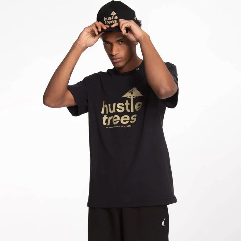 CAMISETA LRG HUSTL  - PRETO