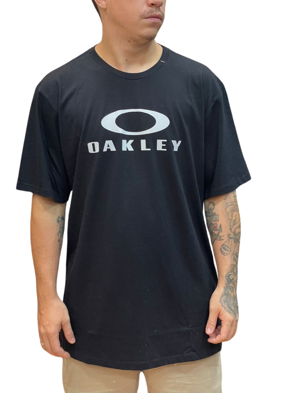 CAMISETA OAKLEY O BARK SS TEE - PRETO
