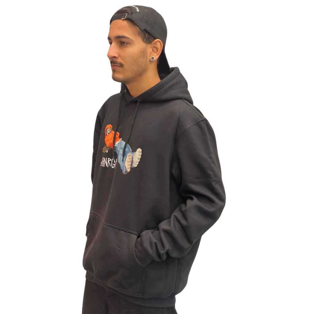 BLUSA MOLETOM JOHN ROGER BORED CLUB II - PRETO - Image 2