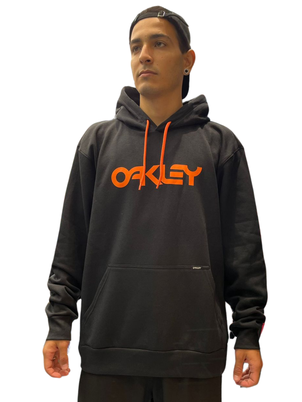 BLUSA MOLETOM OAKLEY B1B PO HOODIE - PRETO/GOLD