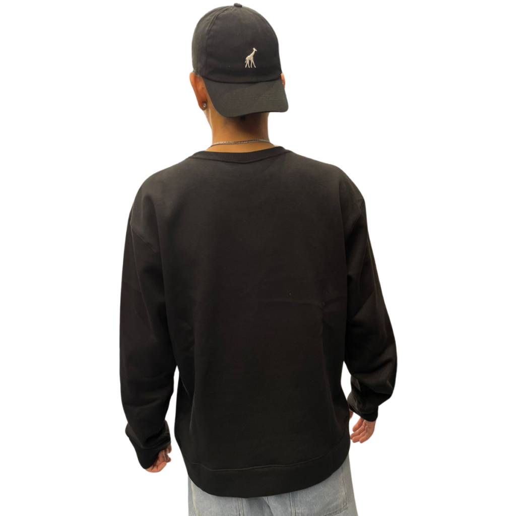 BLUSA MOLETOM OAKLEY GOLA CARECA BARK CREW - PRETO - Image 3