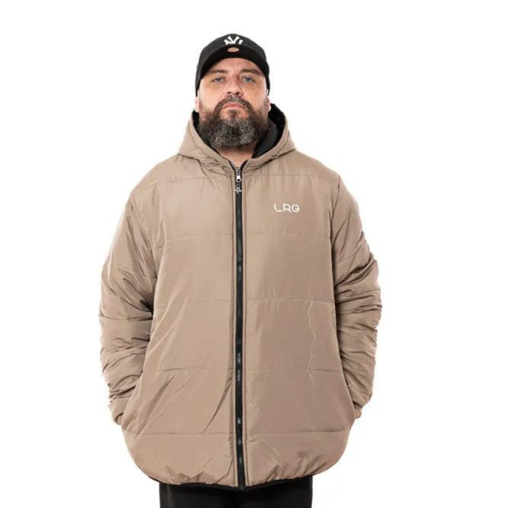 BOBOJACO LRG DUPLA FACE PUFFER - PRETO/CAQUI - Image 2