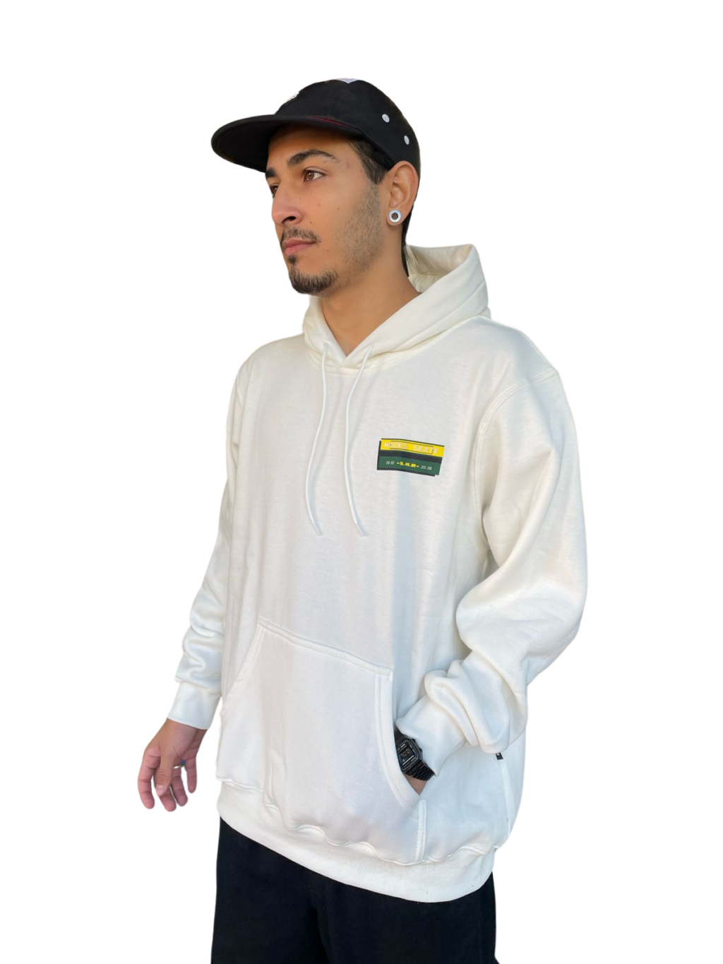 BLUSA MOLETOM HOCKS ZURB - OFF WHITE - Image 2