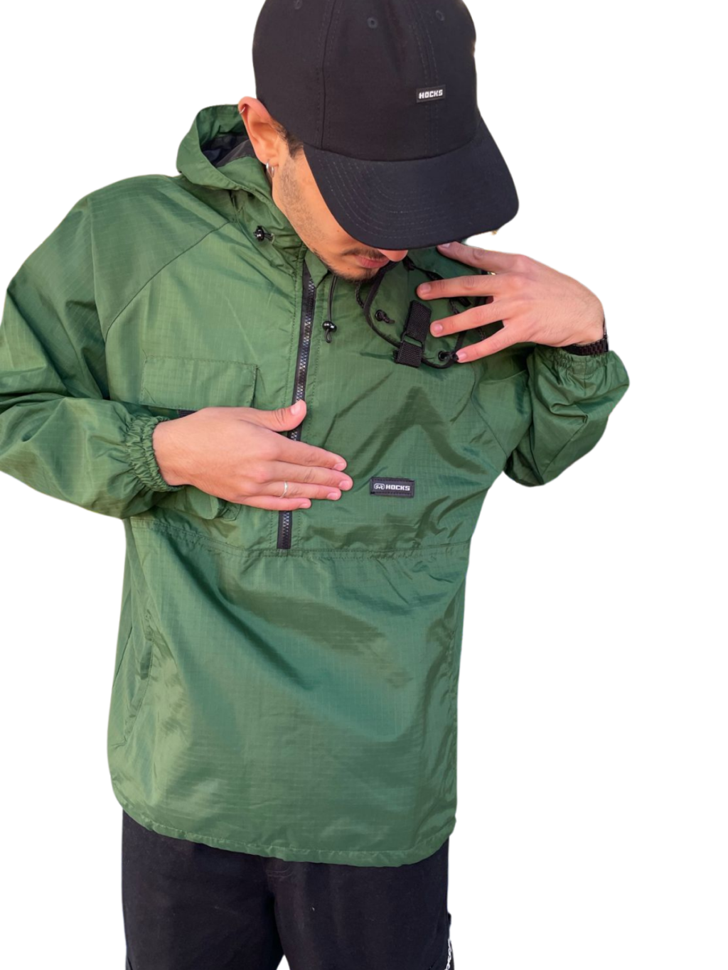 CORTA VENTO HOCKS MONTANHA - VERDE MILITAR - Image 3