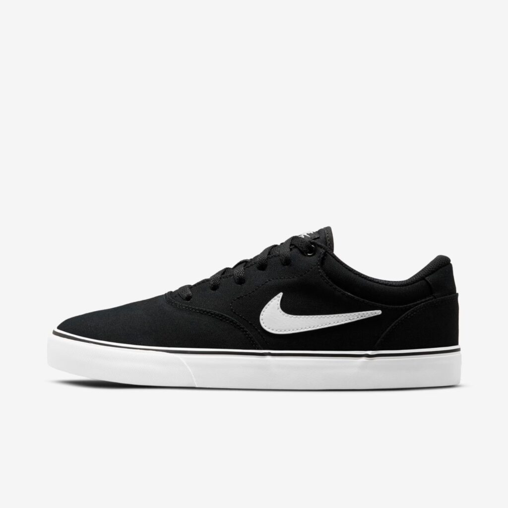 TENIS NIKE SB CHRON 2 CANVAS - PRETO+BRANCO