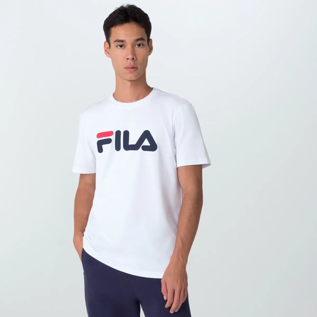 CAMISETA FILA LETTER PREMIUM - BRANCO