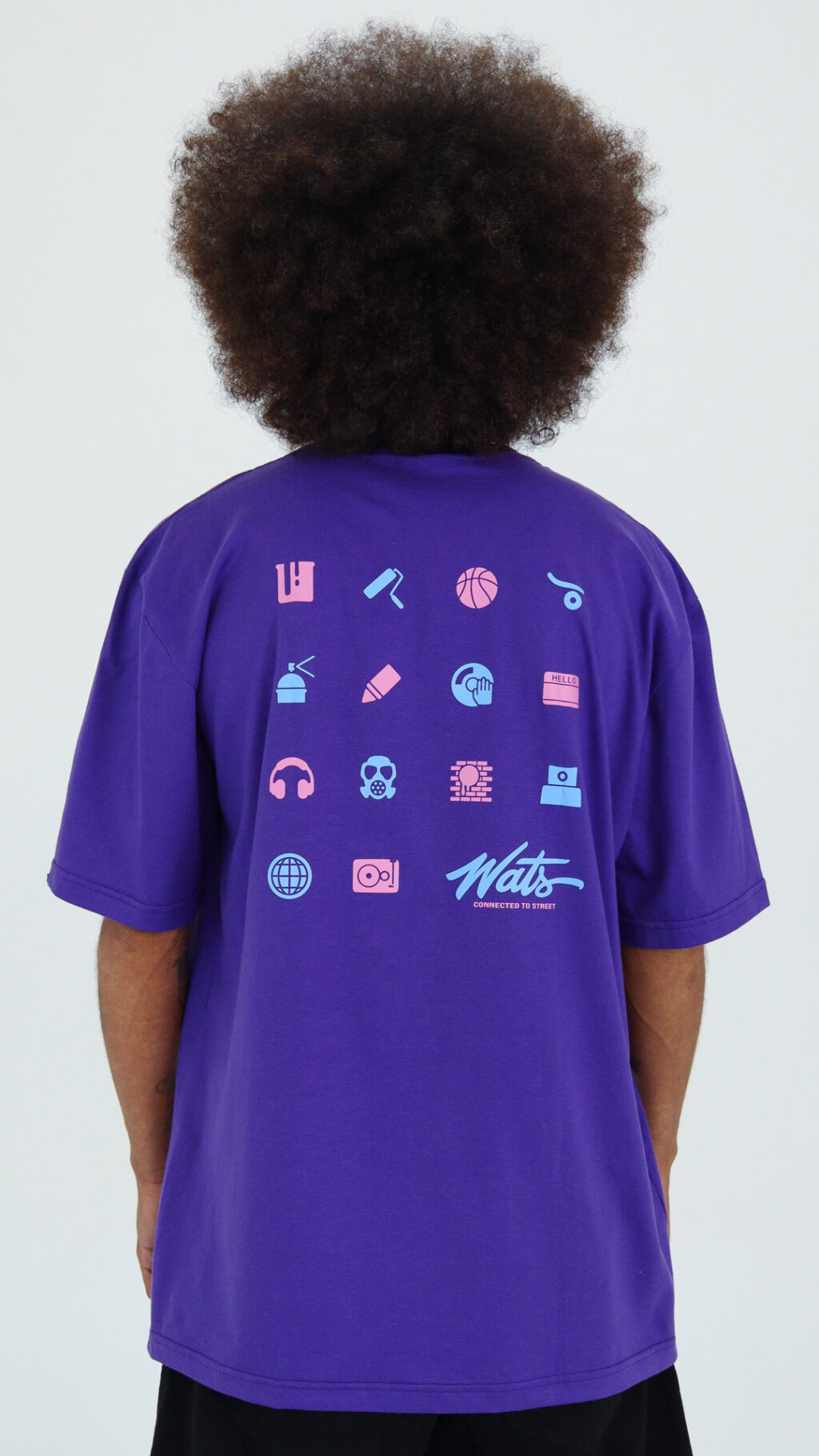 CAMISETA  WATS ELEMENTOS - ROXO - Imagem 2