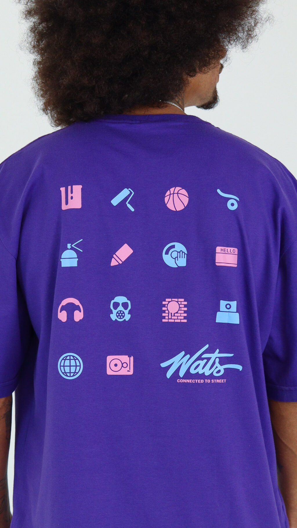 CAMISETA  WATS ELEMENTOS - ROXO - Imagem 3