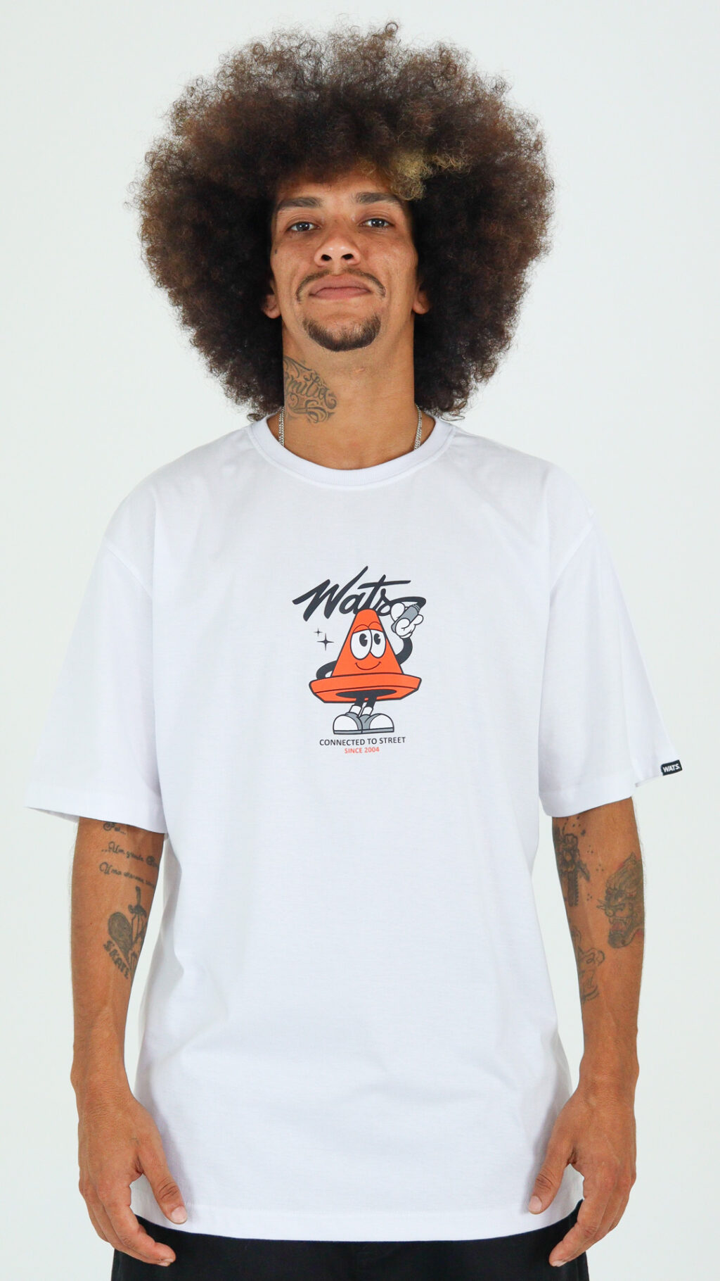 CAMISETA  WATS CONE - BRANCO