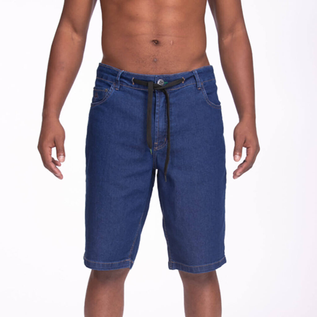 BERMUDA LRG RAW JEANS ESCURO
