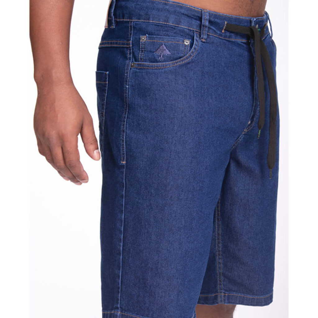 BERMUDA LRG RAW JEANS ESCURO - Image 2