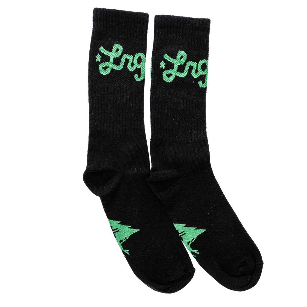 MEIA LRG LIFTED SCRIPT - PRETO