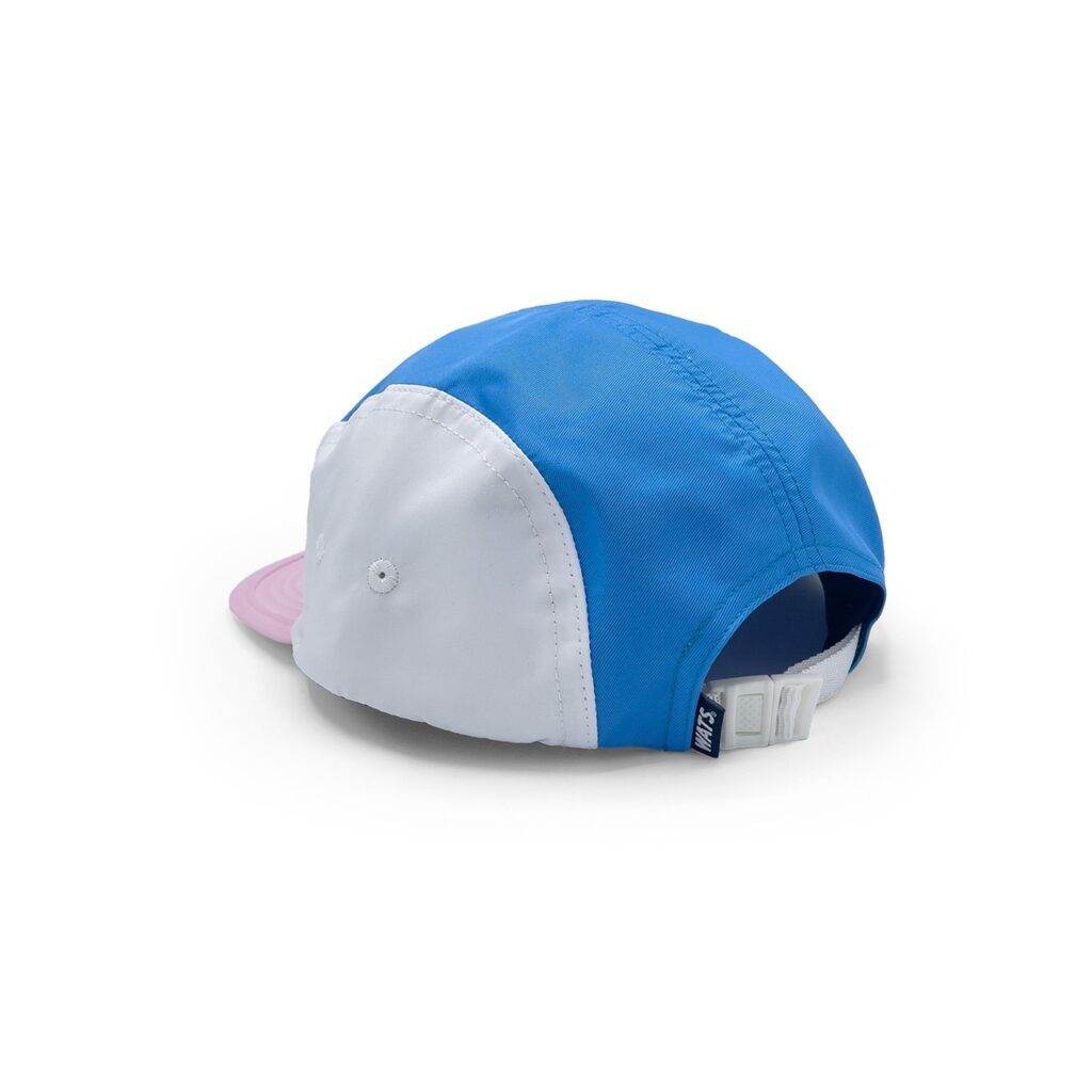 BONÉ WATS FIVE PANEL SUMMER - BRANCO+AZUL+ROSA - Image 4