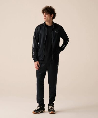 CONJUNTO FILA HELANCA LETTER ICON - PRETO