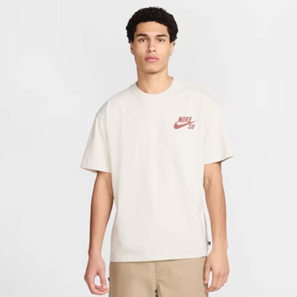 CAMISETA NIKE SB CAM M TEE LOGO LB - BEGE