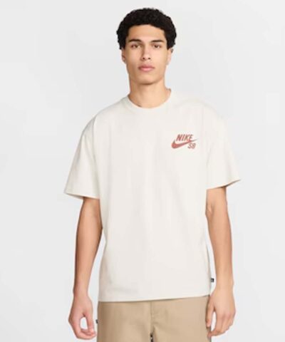 CAMISETA NIKE SB CAM M TEE LOGO LB - BEGE