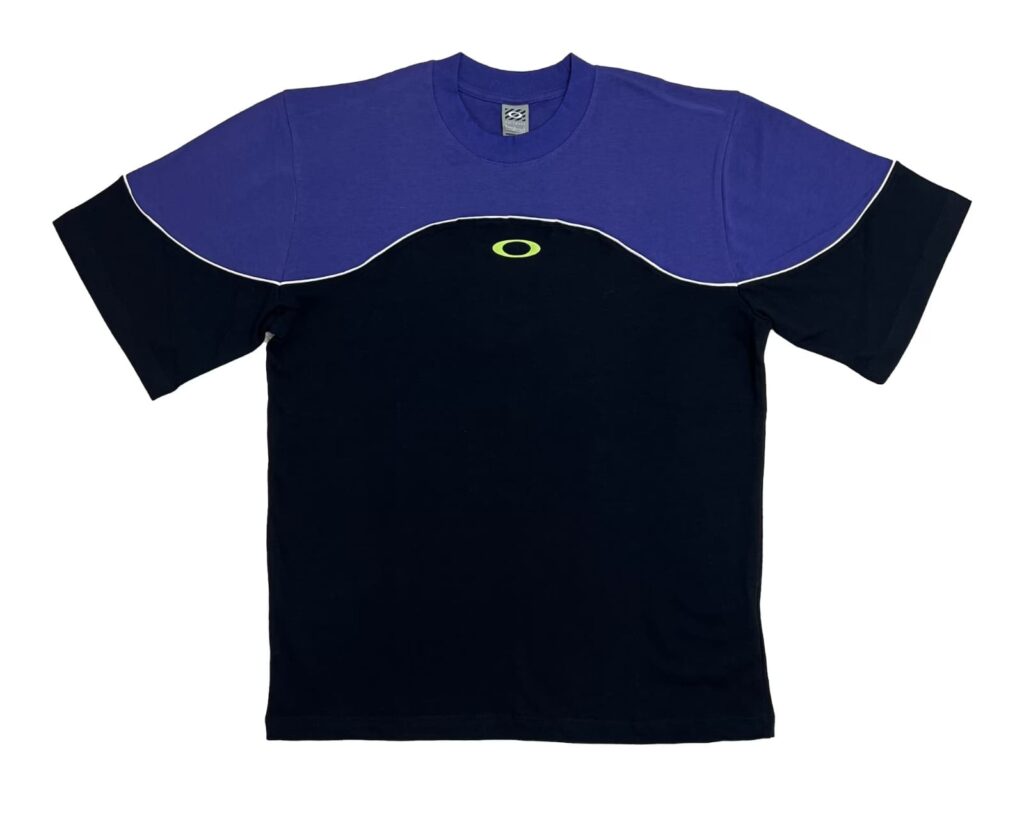 CAMISETA OAKLEY BIG O ENERGY WAVE - ROXO+PRETO