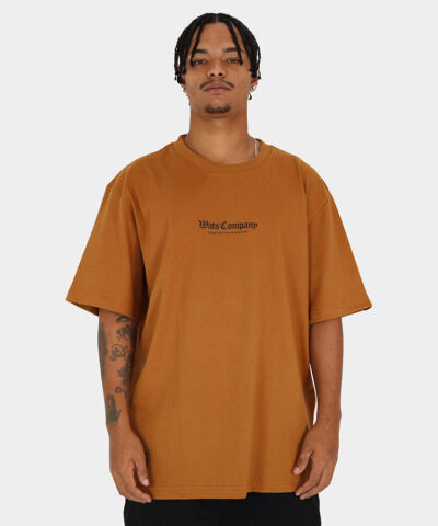 CAMISETA WATS OVERSIZED GOTHIC - CARAMELO