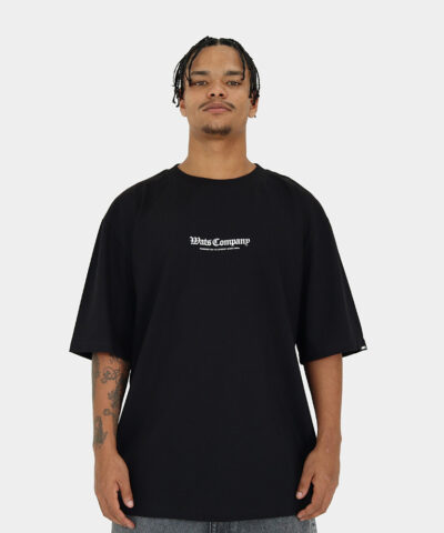CAMISETA WATS OVERSIZED GOTHIC - PRETO