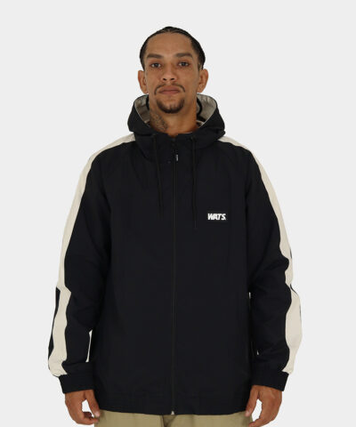 CORTA VENTO WATS  LOGO - PRETO+OFFWHITE