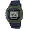 RELOGIO DE PULSO CASIO  STANDAR DIGI - W-218H-3AVDF-SC - VERDE+PRETO
