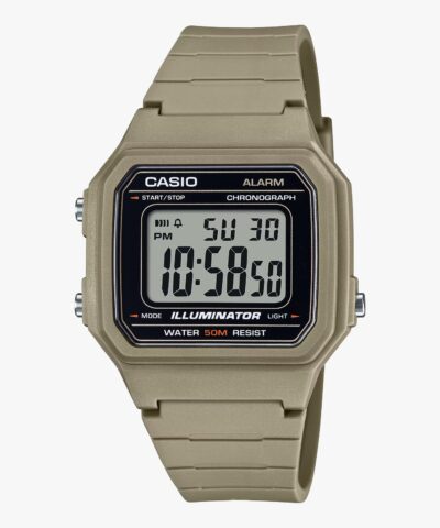 RELOGIO DE PULSO CASIO  STANDAR - W-217H-5AVDF-SC - BEGE